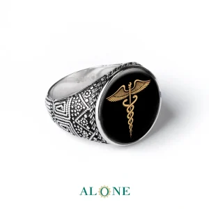 انگشتر اُوال سبز خدا