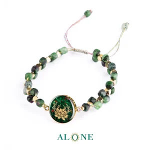 دستبند کوچک بافت عقیق